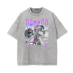 Faded Chrome Y2K Streetwear Pattern Tee