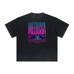 Camiseta gráfica neón Y2K de Heavyweight Vanquisher