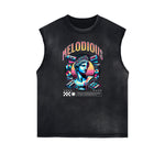 Vanquisher Neon Y2K Graphic Tank Top