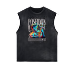Vanquisher Neon Y2K Graphic Tank Top