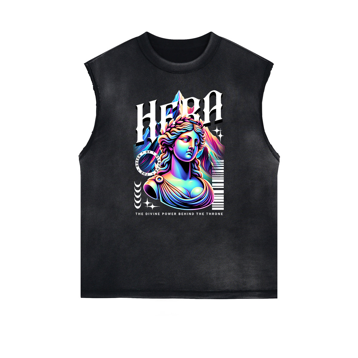 Vanquisher Neon Y2K Graphic Tank Top