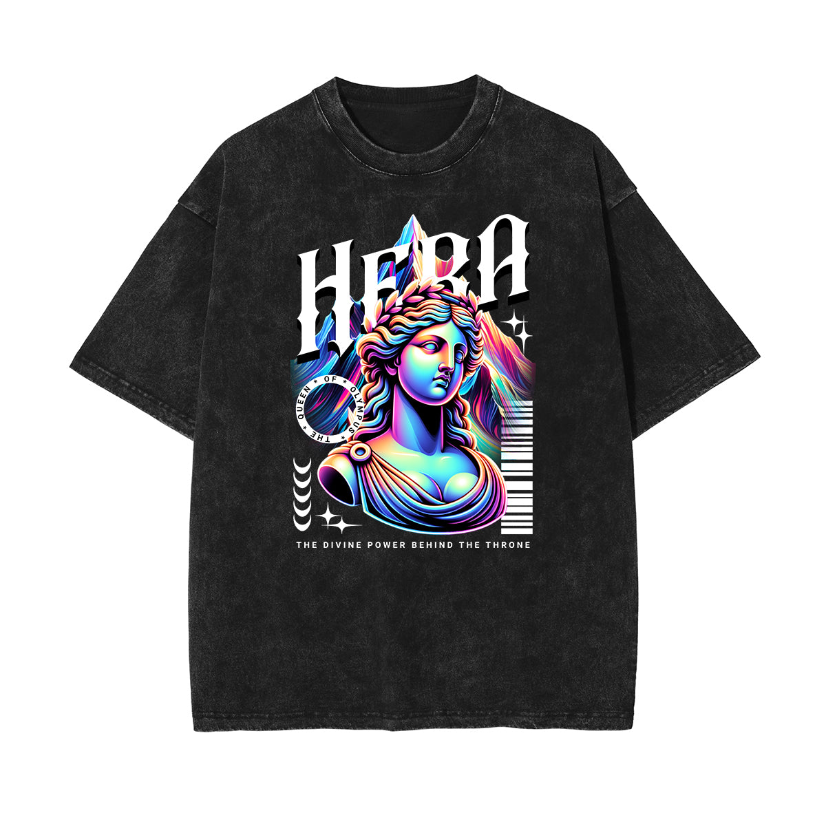 Faded Vanquisher Neon Y2K Graphic Tee