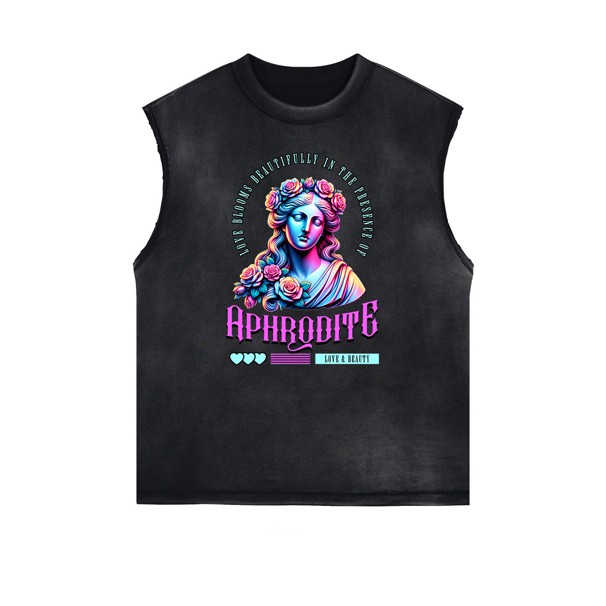 Vanquisher Neon Y2K Graphic Tank Top