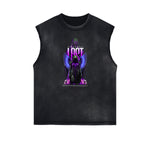 Vanquisher Neon Y2K Graphic Tank Top