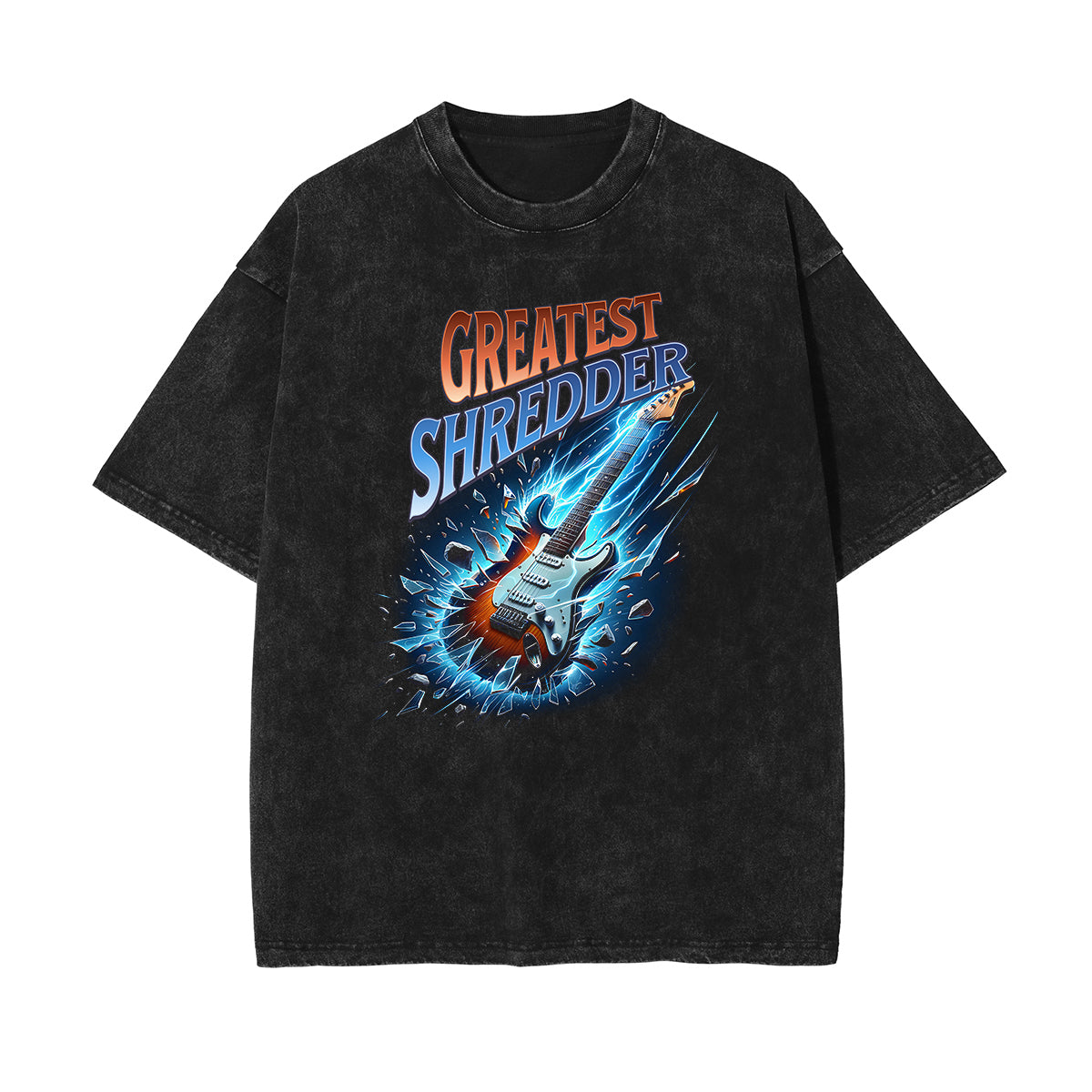 Camiseta gráfica con ilustración de lavado de piedra
