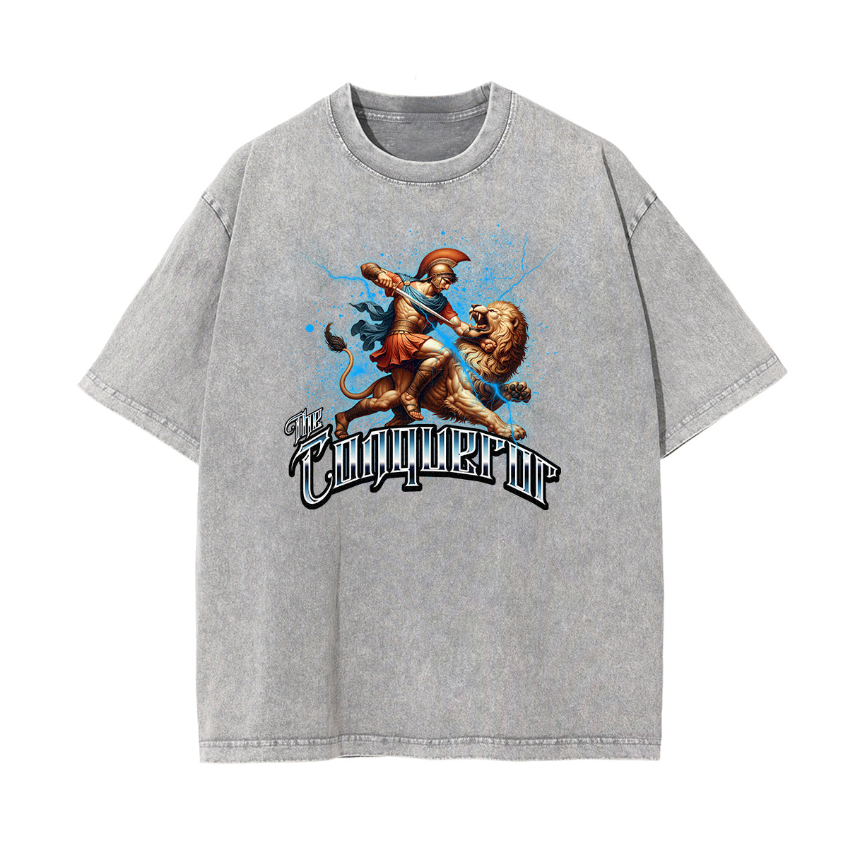 Camiseta con gráficos de ángel y celestial lavados a la piedra