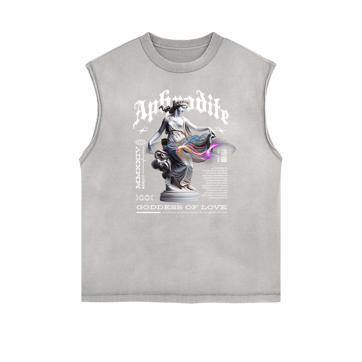 Frayed Edge Angel & Celestial Pattern Tank