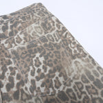 Leopard Print High Waist Wide Leg Pants