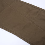 Loose Fit Straight Leg Patchwork Casual Comfort Pants