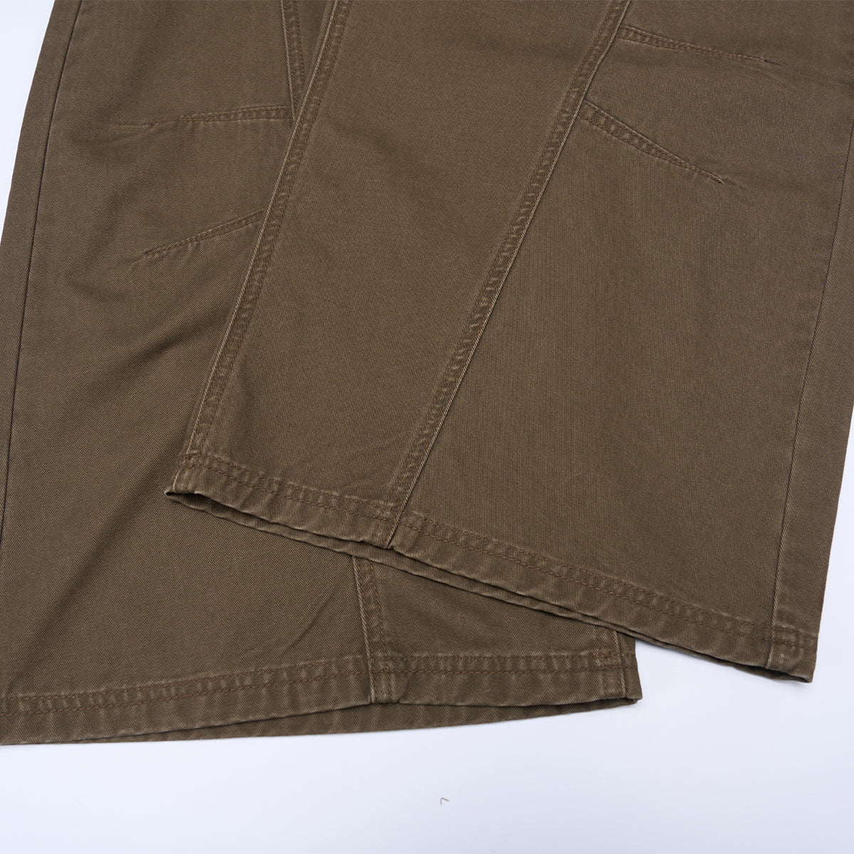 Loose Fit Straight Leg Patchwork Casual Comfort Pants