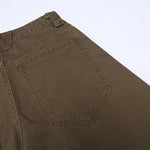 Loose Fit Straight Leg Patchwork Casual Comfort Pants