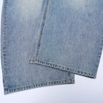 High Waisted Wide Leg Vintage Washed Casual Jeans