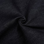 Wide Leg Dark Denim Jeans Classic Fit