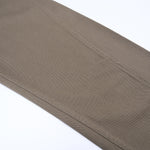 Curved Wide Leg High Waist Clean Stitch Workwear Pants