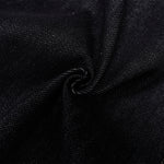 Curved Seam Wide Leg Denim Trousers Dark Indigo Wash