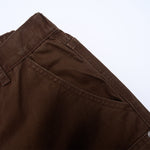 Wide Leg Cargo Pants Elastic Waistband Multi Pocket