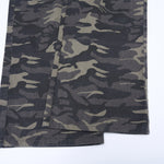 Camo Military Workwear Wide-Leg Cargo Utility Pants
