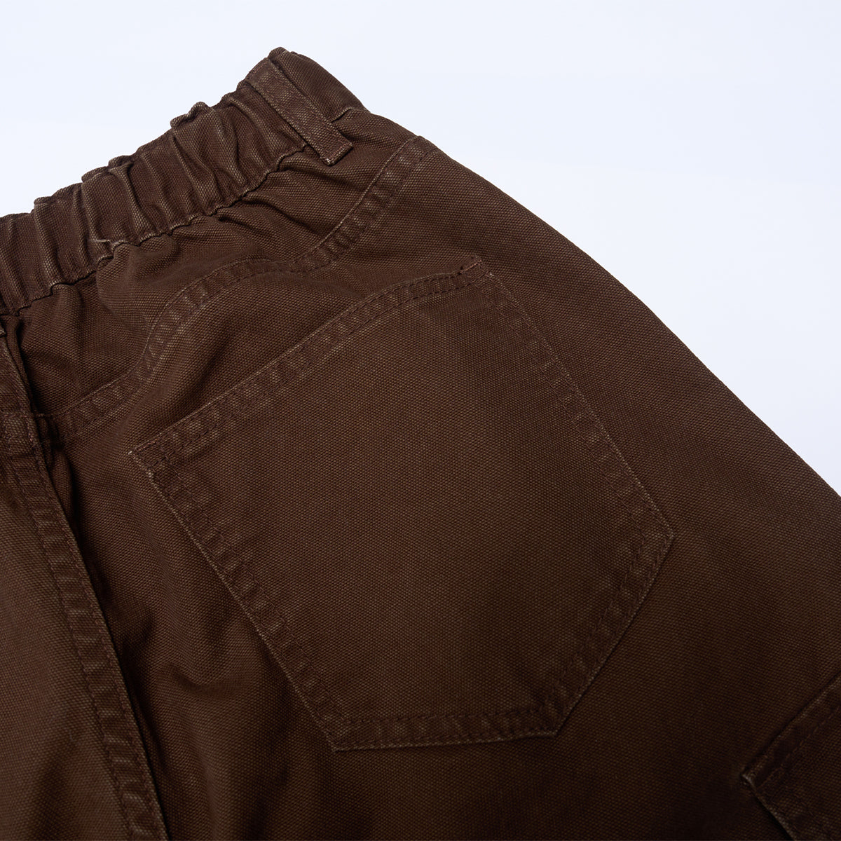 Wide Leg Cargo Pants Elastic Waistband Multi Pocket