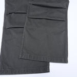 Vintage Workwear Wide-Leg Cargo Pants Multi Pocket Washed