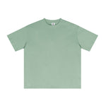 Crew Neck Solid Color T shirt 7oz-INNBLAC Fashion Apparel