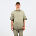 Camiseta holgada con lavado intenso de 7.8 oz