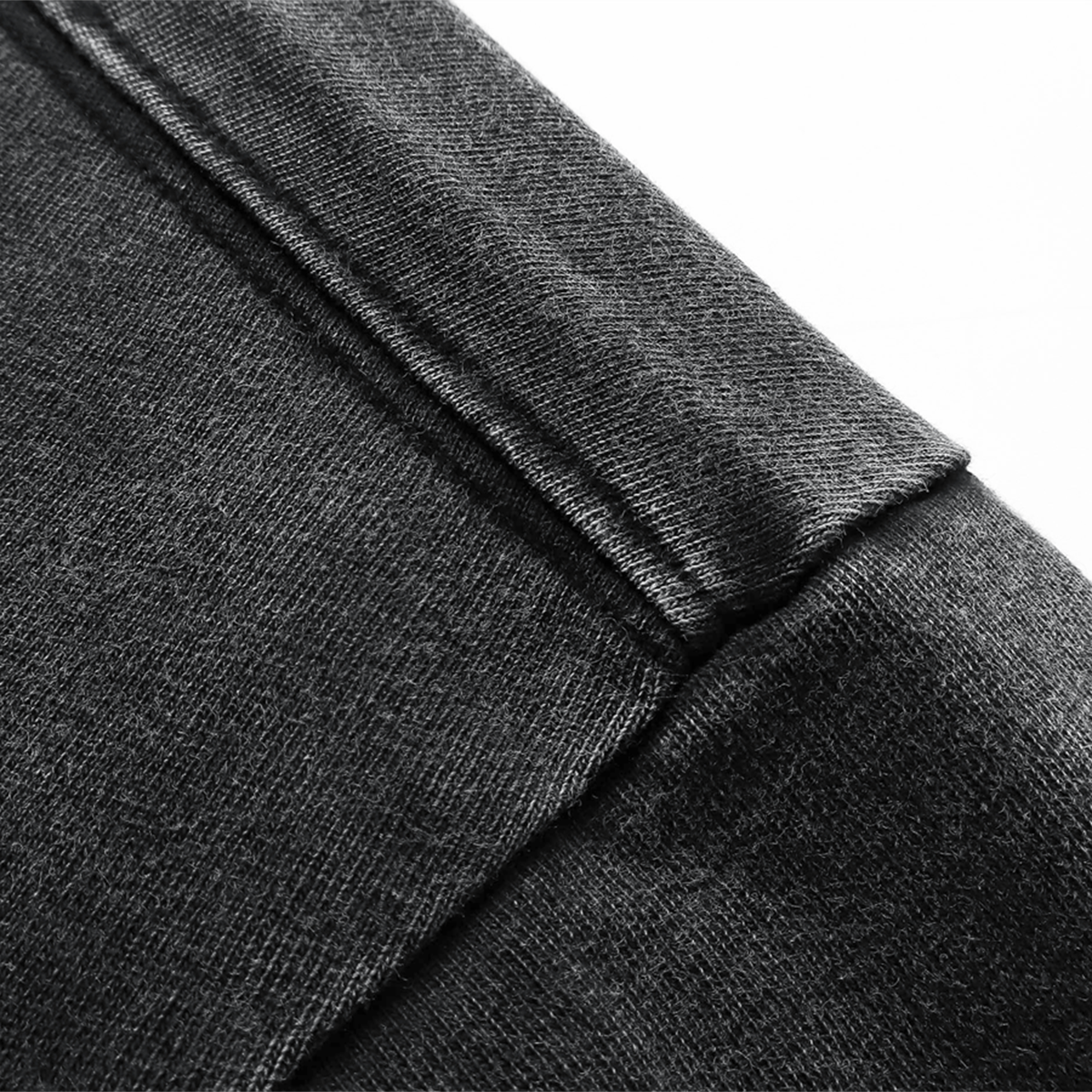 Washed Patchwork Raw Edge Tee 8oz