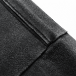 Washed Patchwork Raw Edge Tee 8oz