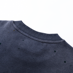 Camiseta lavada con efecto salpicado de tinta de 8 oz