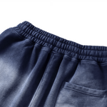 Shorts holgados vintage con lavado intenso