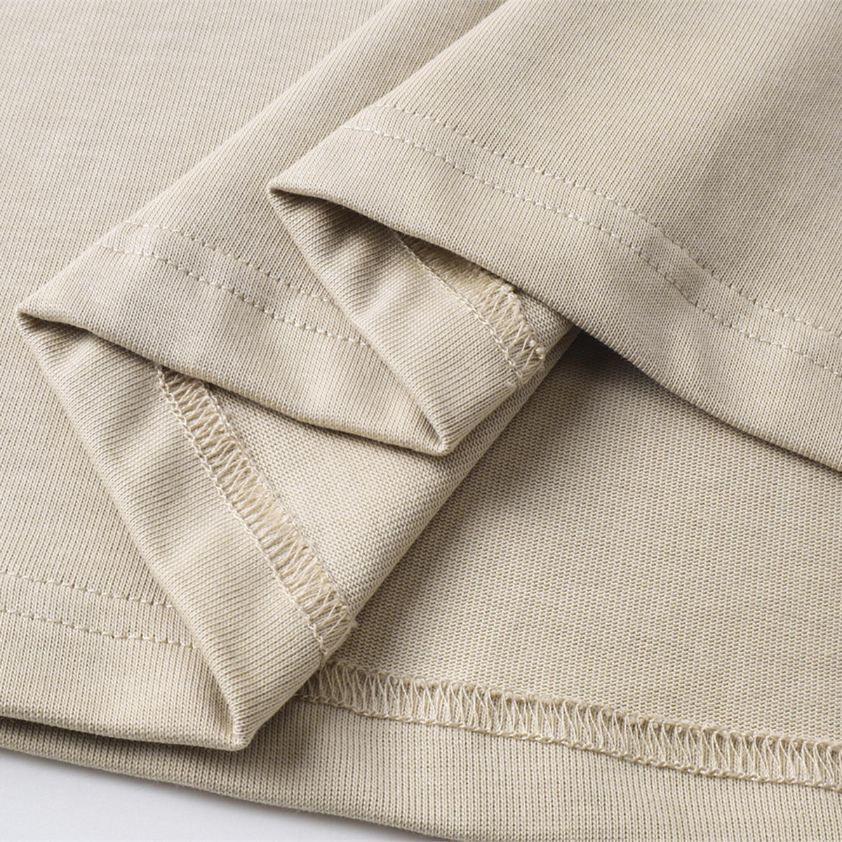 Camiseta cuadrada de color sólido de peso pesado de 8.25 oz