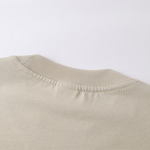 Camiseta cuadrada de color sólido de peso pesado de 8.25 oz