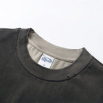 Vintage Washed Destructive T Shirt 7.5oz