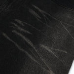 Black Raw Edge Short Jeans-INNBLAC Fashion Apparel