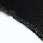 Black Raw Edge Short Jeans-INNBLAC Fashion Apparel