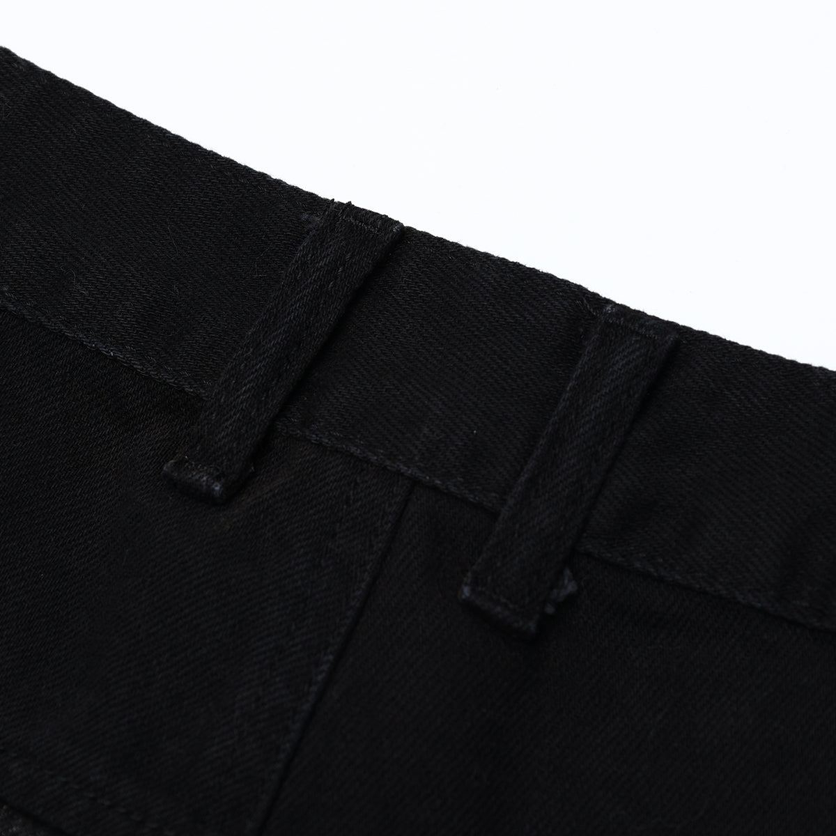 Black Raw Edge Short Jeans-INNBLAC Fashion Apparel