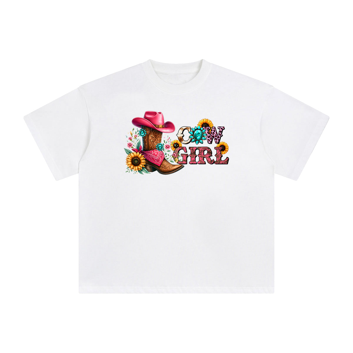 COWGIRL Graphic Tee-INNBLAC Fashion Apparel