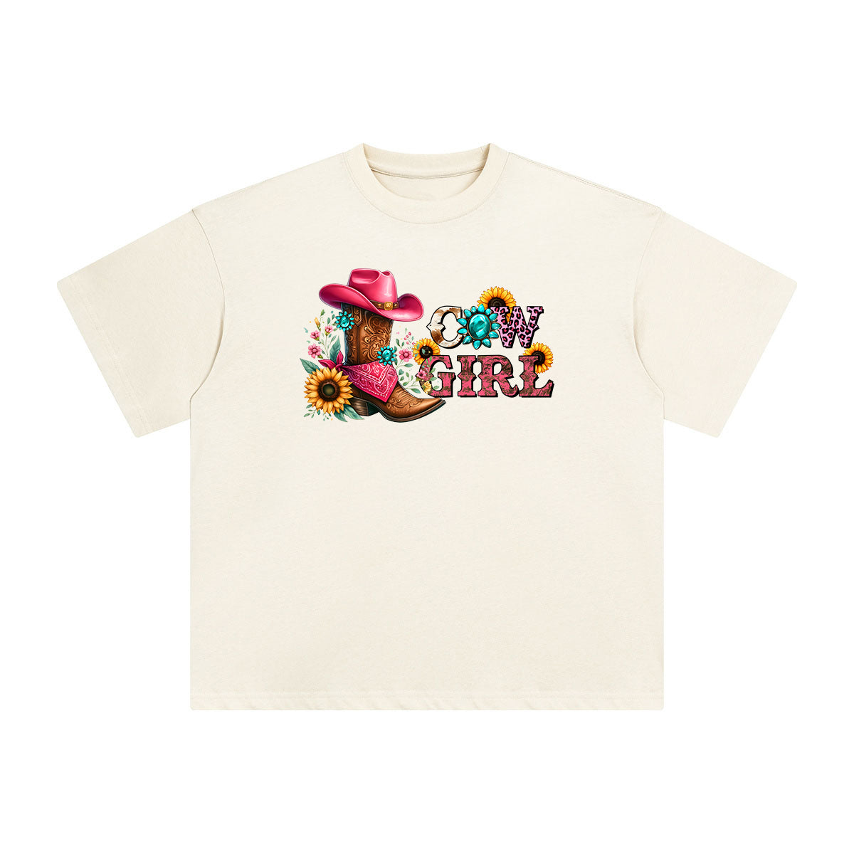COWGIRL Graphic Tee-INNBLAC Fashion Apparel