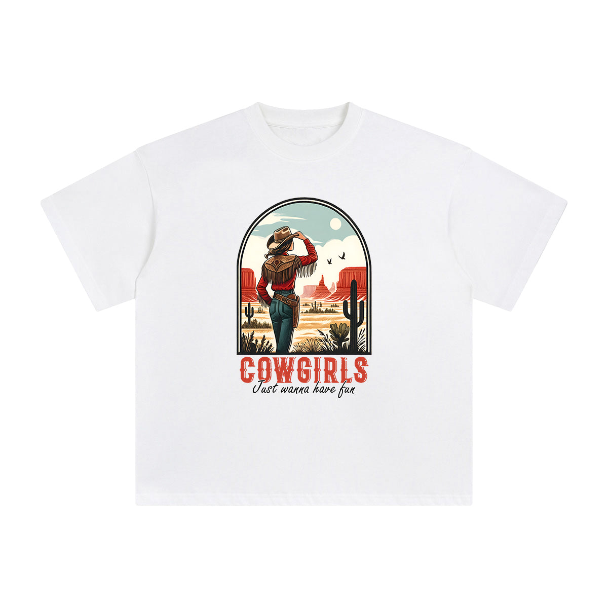 COWGIRLS Graphic Tee-INNBLAC Fashion Apparel
