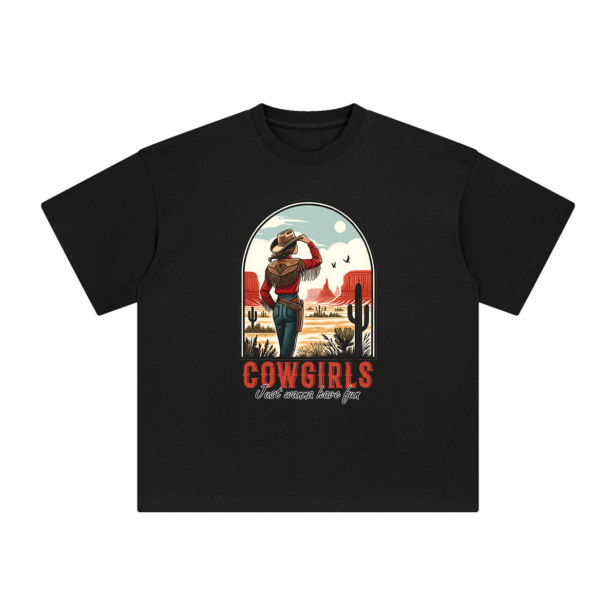 COWGIRLS Graphic Tee-INNBLAC Fashion Apparel