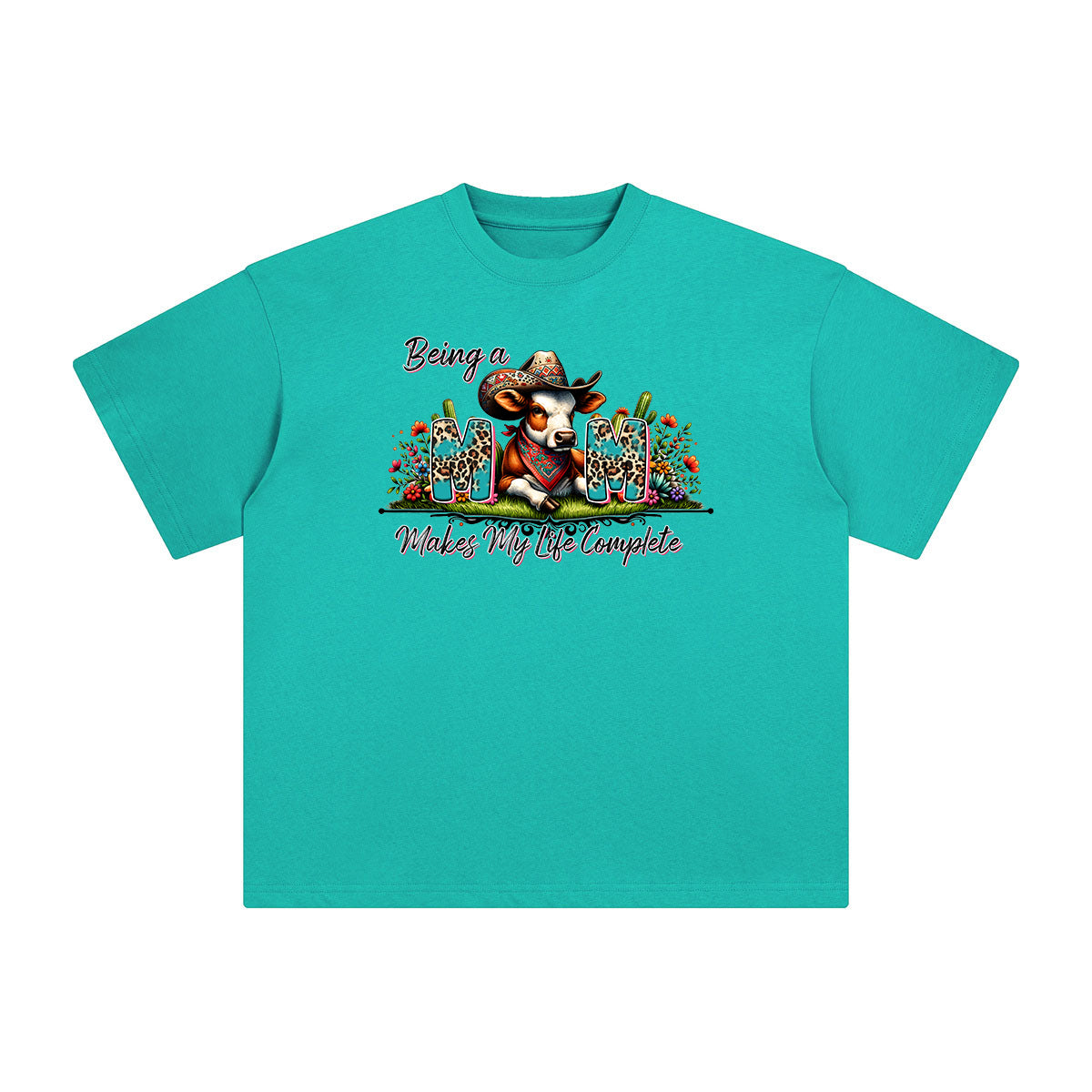 Cowboy Slogan Graphic Tee-INNBLAC Fashion Apparel