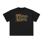 Cowgirl Boots & Sunflowers Graphic Tee-INNBLAC Fashion Apparel