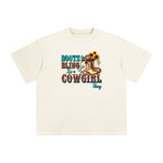 Cowgirl Boots & Sunflowers Graphic Tee-INNBLAC Fashion Apparel