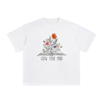 GROW YOUR MIND Graphic Tee-INNBLAC Fashion Apparel