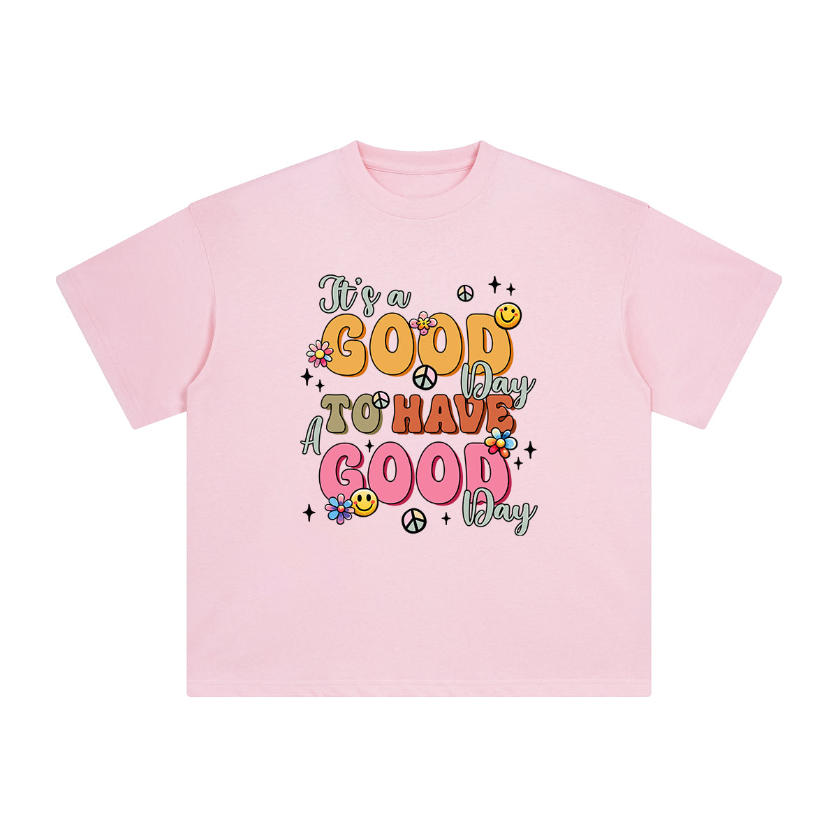 Good Day Slogan Graphic Tee-INNBLAC Fashion Apparel