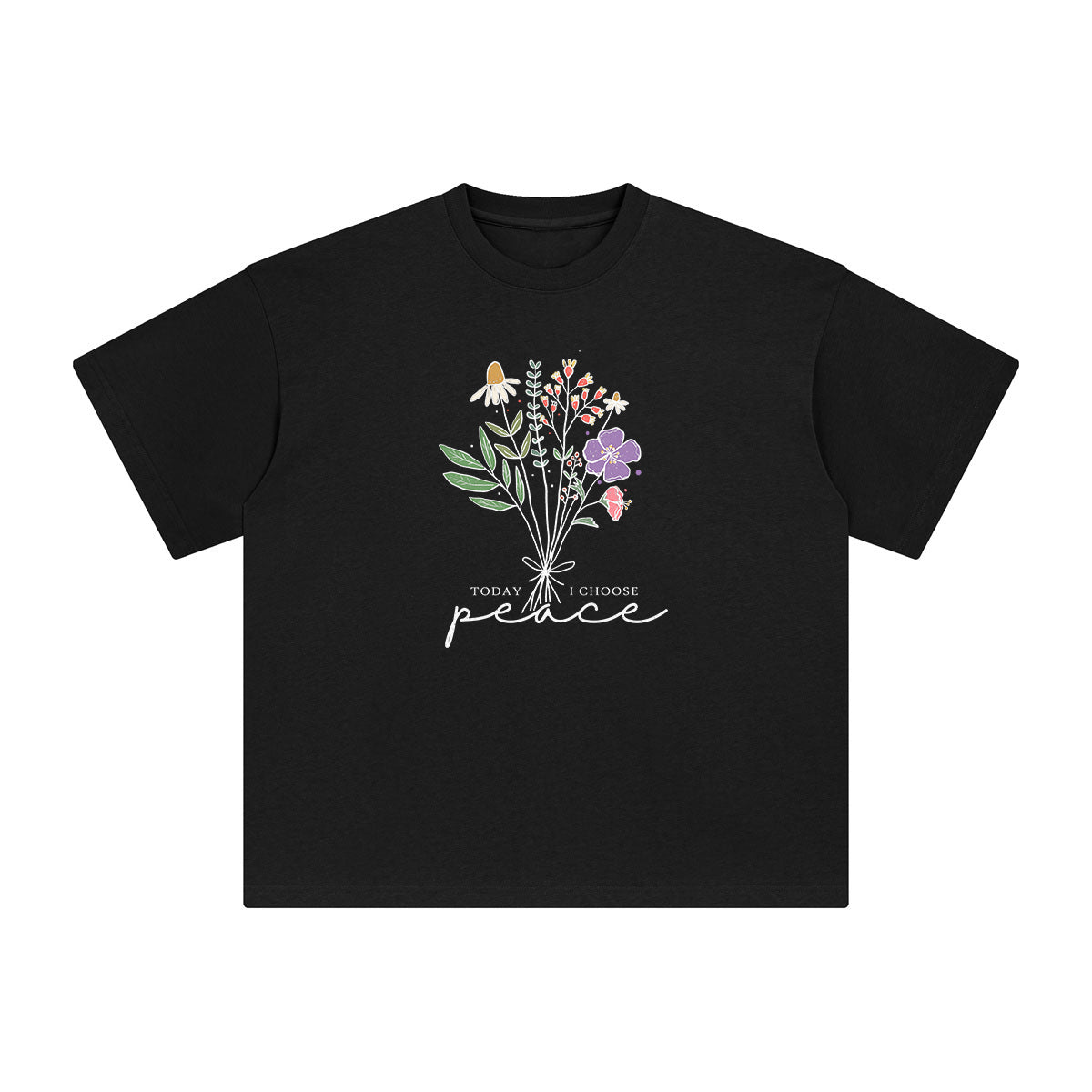 Grass & Flowers Graphic Tee-INNBLAC Fashion Apparel