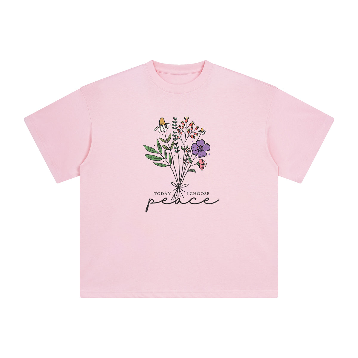 Grass & Flowers Graphic Tee-INNBLAC Fashion Apparel