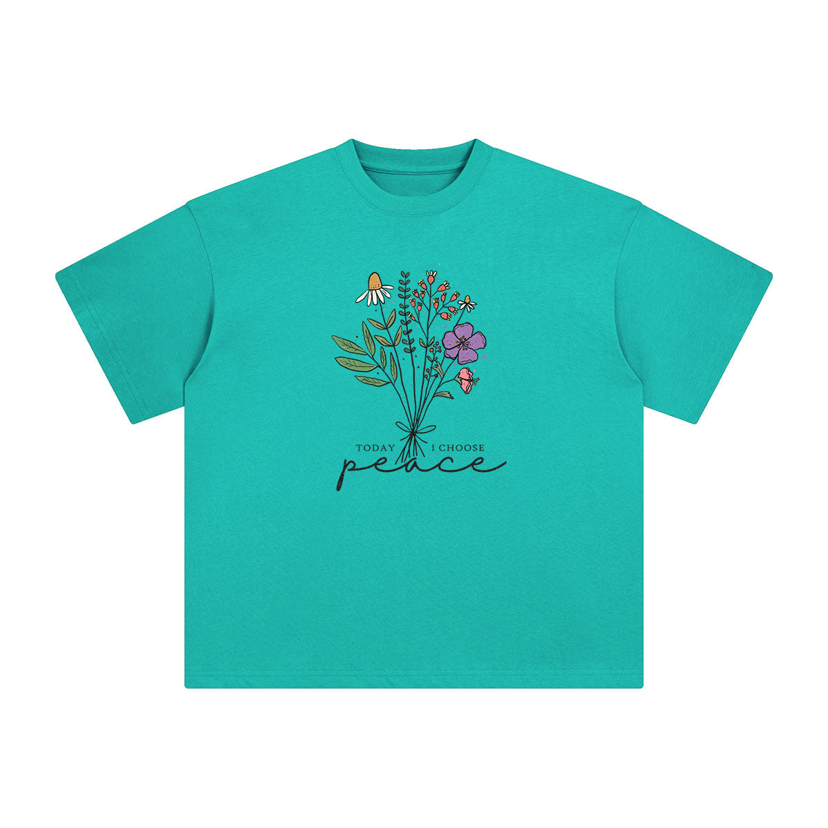 Grass & Flowers Graphic Tee-INNBLAC Fashion Apparel