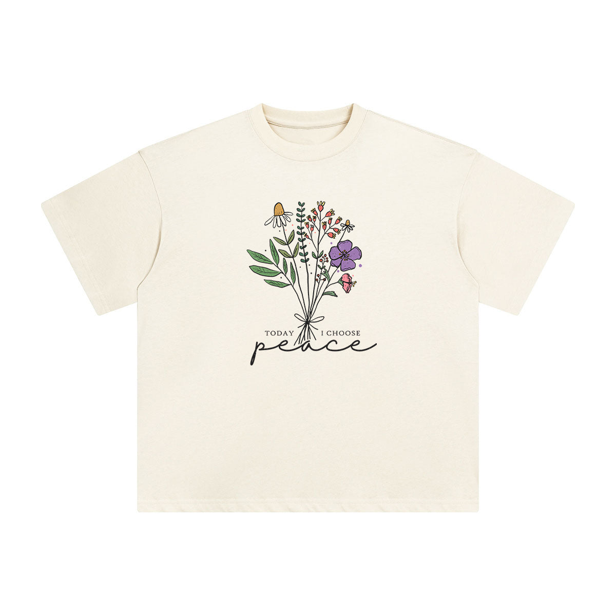Grass & Flowers Graphic Tee-INNBLAC Fashion Apparel