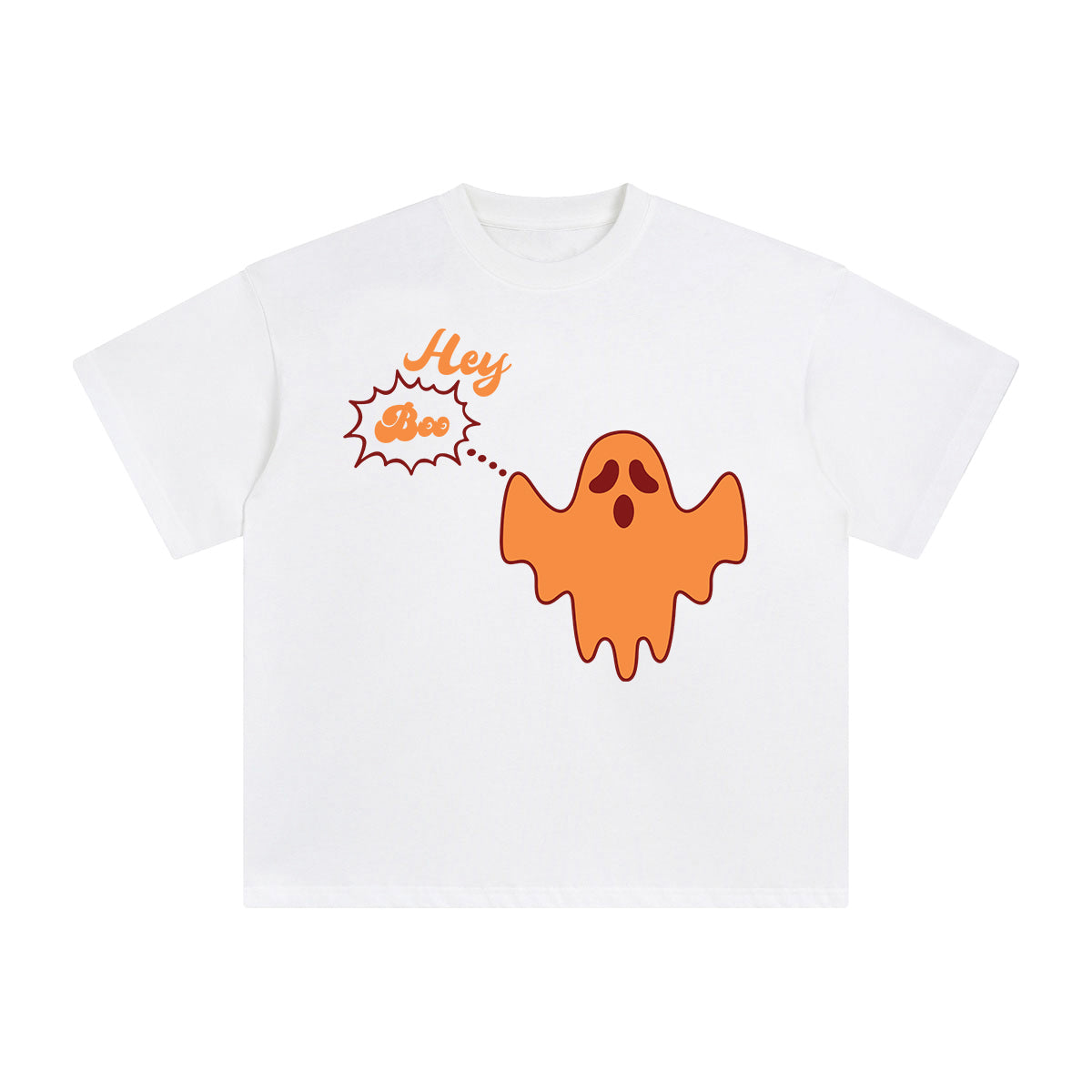 Hey Boo Aesthetic Graphic Tee-INNBLAC Fashion Apparel