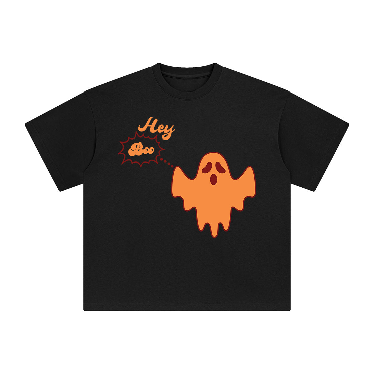 Hey Boo Aesthetic Graphic Tee-INNBLAC Fashion Apparel